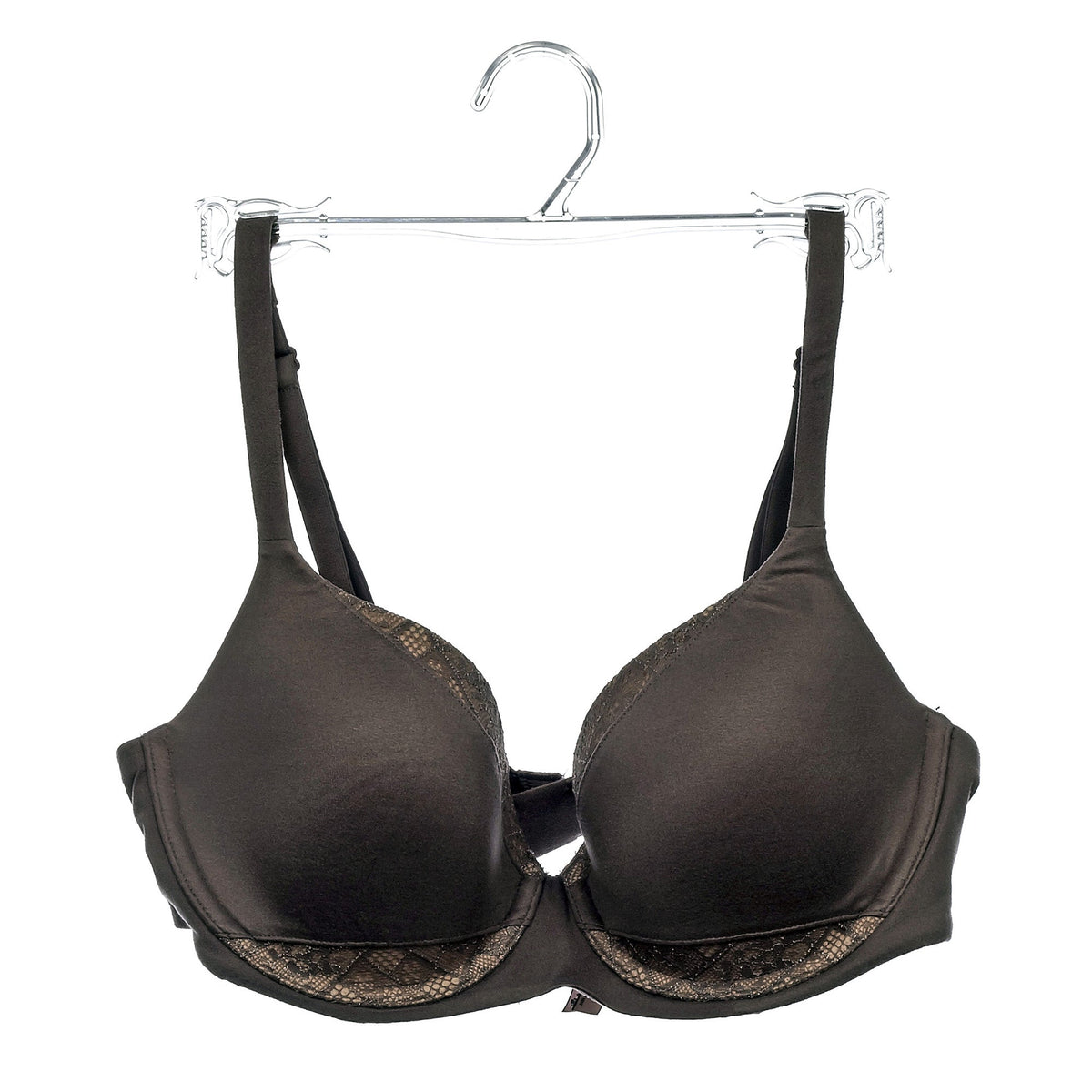 Cintres en plastique transparent de 10 po pour soutiens-gorge et culottes, nouveau design élégant 4